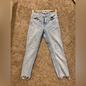 & Other Stories Light Blue Straight Leg Jeans